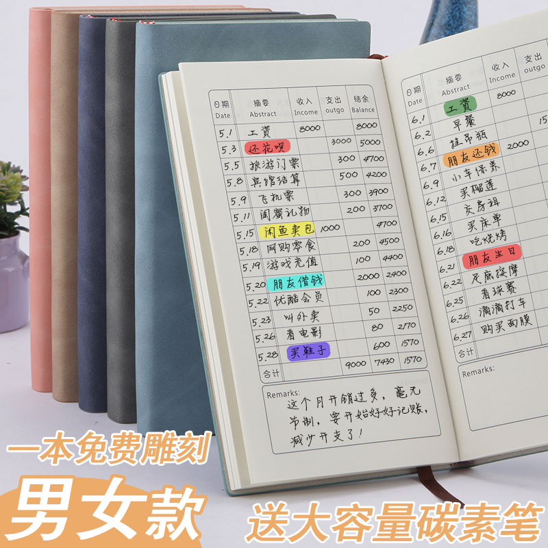 Cash Journal, Handbook, Handbook, Sub-ledger, Family Finance Notebook, Lazy People, Multifunctional Spending Manual, Small Carry-on Daily Expenses, Shop, Commercial Books, Cute Portable Running Water, Entry and Exit Books