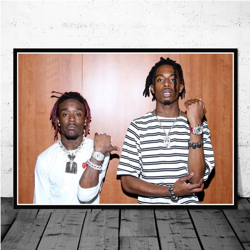 [Постеры печати Новая горячая футболка Playboi Carti Die Lit Рэпер Музыка]