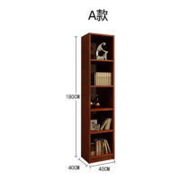 Aluminum glass sliding sliding door bookcase with door simple modern combination bookcase bookshelf storage storage cabinet