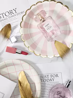 ins Wind paper plate dish photography background ins photo props accessories cosmetics background Korean minimalist Net red food shooting pose background paper ornaments