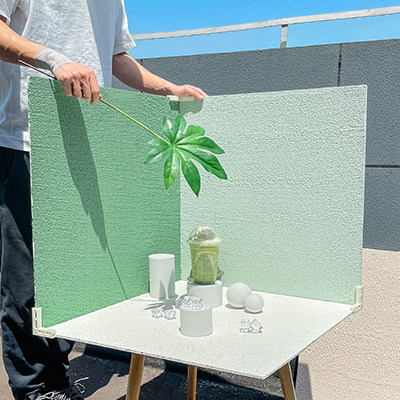 Photo Props Cement Background Board Photo Shoot Swing Piece Ornament Retro Trinkets Innet Red Background Paper Background Cloth Step Up Arrangement White Medecine Cake Gourmet Handmade Muscular Background Wall