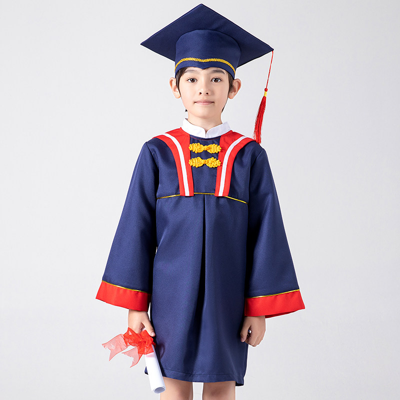 Children's Doctoral School Bachelor's School Bachelor's School Photo Clothes Graduation Gown Doctor Cap Graduation Photo Dress Gown