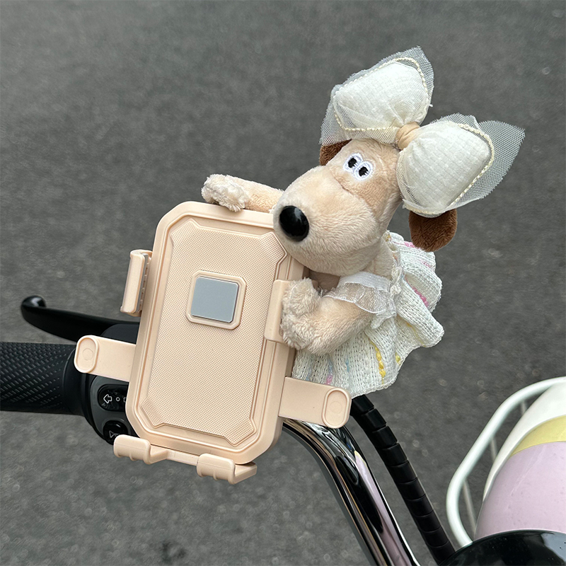 Doll Electric Vehicle Phone Holder 2026 New Model Anti-Shock Anti-Vibration Tricycle Motorcycle Bicycle Delivery Rider Holder