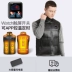Quần áo giữ nhiệt, áo sưởi điện điều chỉnh nhiệt độ thông minh, áo sưởi tự sưởi, áo sạc toàn thân, áo khoác phao, phong cách mùa đông nam nữ áo khoác sưởi ấm xiaomi áo sưởi điện 