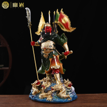 Kowloon Guan Gong Ornament Home Shop Company Office Wu Cai Shen Zhao Cai enshrines the new guan er ye god statue