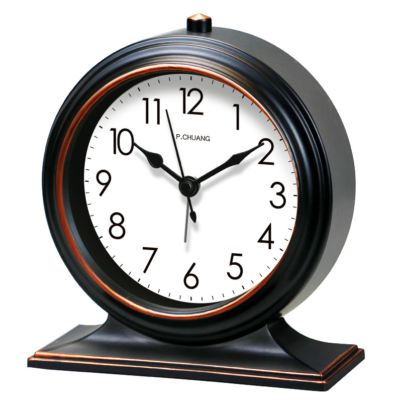 Simple Nordic Style Alarm Clock Bedside Clock Student-Specific Silent Desktop Clock Stylish Tabletop Clock