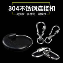 304 Stainless Steel Swivel Ring Swivel Connection Ring Chain Clasp Dog Chain Swivel Ring Universal Ring Hook Dog Chain Accessories