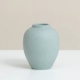 Sáng tạo gốm nhỏ bình hiện đại tối giản in hoa khô sắp xếp trang trí nhà phòng khách TV tủ trang trí - Vase / Bồn hoa & Kệ