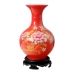 Jingdezhen gốm Vase Trang trí phòng khách trang trí nhỏ trang trí hiện đại đơn giản hoa sắp xếp trang trí đám cưới màu đỏ - Vase / Bồn hoa & Kệ