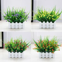 Искусственное растение, комплект для гостиной, пластиковый декор, ограждение