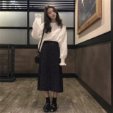 Рубашка, сексуальный шифоновый брендовый осенний лонгслив, французский стиль, по фигуре