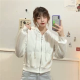 Tide, толстовка, короткий лонгслив с капюшоном, тонкая осенняя куртка, в корейском стиле