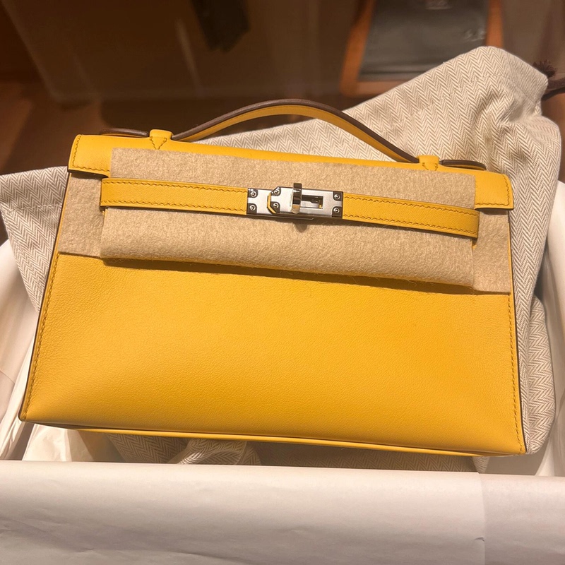 Purely Handmade Wax Thread Kelly Bag Swift Plain Weave Second Generation Kelly 2026 New Fashion Handbag for Women