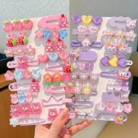 Розовая сиреневая клубника, комплект, 36 шт