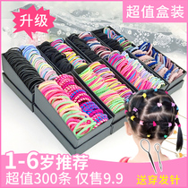 Childrens leather band female hair holster does not hurt hair cord Korean hair rope girl braided hair small hair ring girl headwear