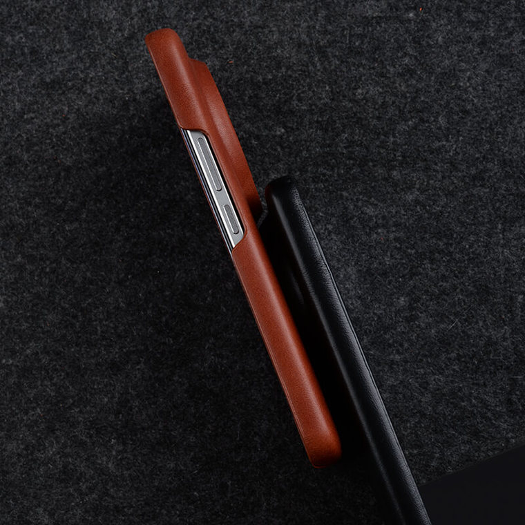 Melkco Genuine Leather , Minimalist Retro Business Style iPhone Case