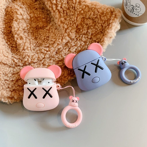 imobile Cartoon XX Bear Airpodspro Set Settement подходит для Apple Airpods3 защитная оболочка 2 -го поколения 1 беспроводная беспроводная штука для блюэтух