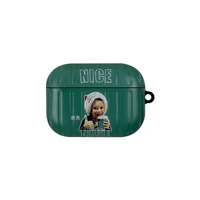 【Airpods Pro】 Green-Bottom Coffee Shomirk Boy (Imd Soft Shell)