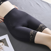 High waist a piece of unflappable flat angle close-up pants plastic waist lifting hip magic suspension pants lace plastic body for slimming pants underpants