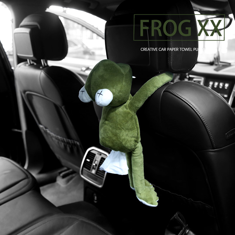 Creative Car Towel Box Frog Car Car Chair Backmount Pumper Car Car Car Car Car Decoration Car Supplies