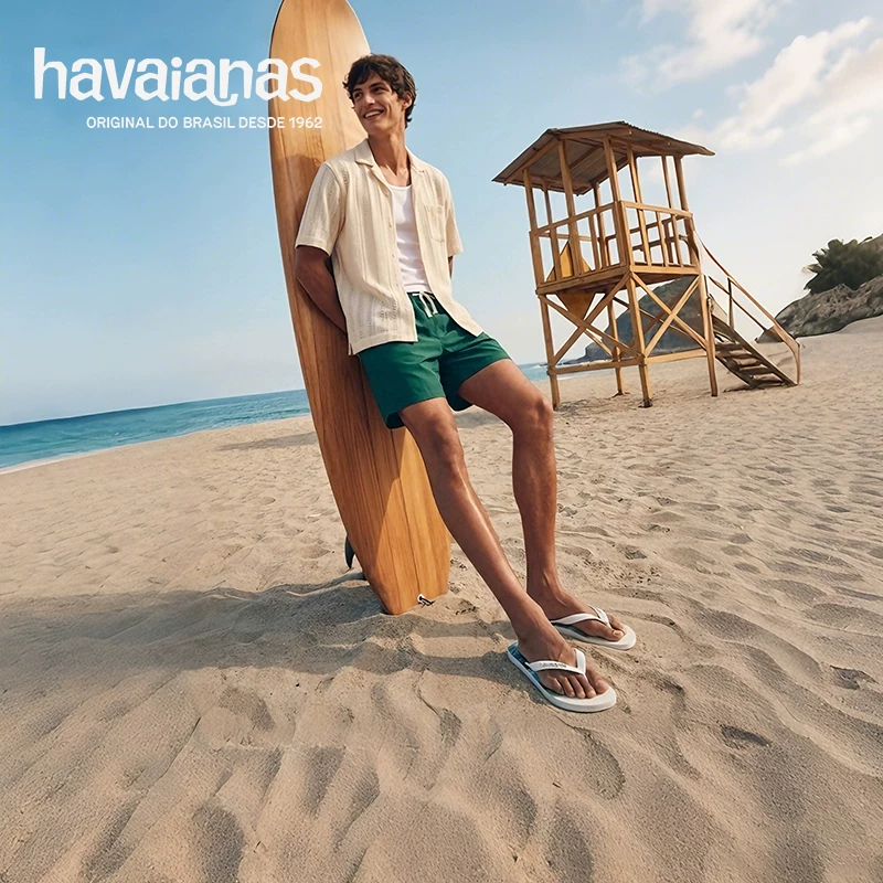 Летние пляжные шлепанцы Havaianas, 2026 год, мягкая подошва, пляжный стиль