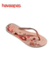 Havaianas哈唯纳Slim Organic女士印花度假人字拖平底凉拖鞋夏季