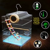 ~Kerang Myna Птичья клетка, большая цветная нержавеющая сталь, волнистый попугайчик Myna Myna, черный феникс, пион, дрозд, разведение Myna