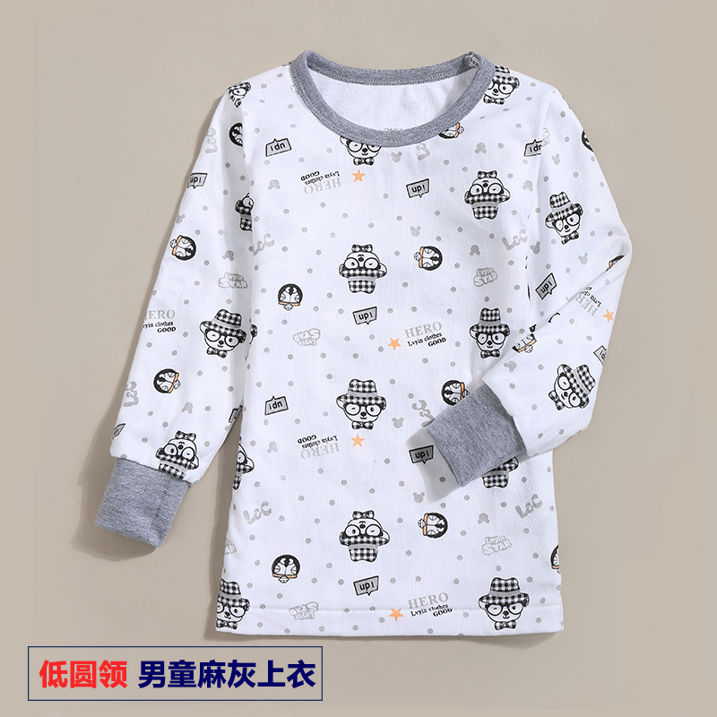 Cotton quần áo mùa thu bé dài tay pajamagirlwarm ấm chàng trai áo một mảnh đồ lót tất cả trẻ em rơi xuống đáy của chiếc áo khoác duy nhất.