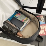 Японская мужская вместительная и большая сумка через плечо для путешествий для отдыха, школьный рюкзак для школьников и студентов, простой и элегантный дизайн, для средней школы, подходит для подростков