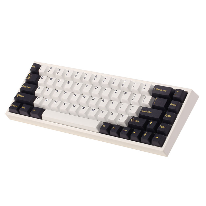 Simple Color Matching (68 Keycaps With MAC Addition) & This Link Is Only KeycapsNJ68 Adaptation Key cap , 68 Mechanical keyboard Collocation Key cap , Japanese Radical Key cap , Milk green Color matching Key cap