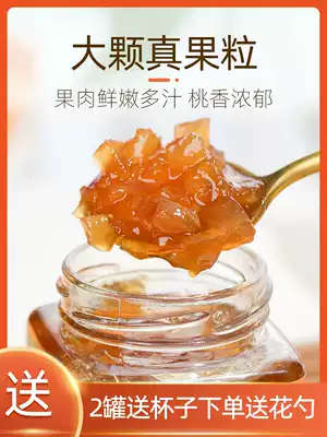 Peach Oolong tea sauce Lemon honey Grapefruit Passion Fruit fruit tea brewing drink Chia seed water brewing drink