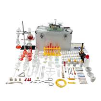 高中初中化学实验器材全套初三九年级化学实验套装试剂烧杯试管铁架台玻璃烧杯制取氧气蒸馏提纯实验装置箱