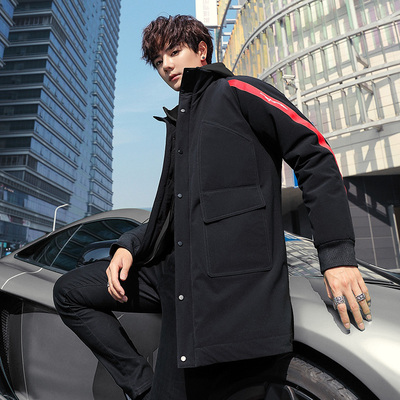 【GJXN】冬中长款羽绒棉服外套潮牌棉服