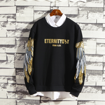 男士青年休闲长袖卫衣时尚潮流