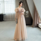 Платье подружки невесты, цветной лонгслив, костюм, цвета шампанского