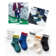 L Childrens pha lê Socks Summer Thin Cô gái pha lê Ice Socks bé chúa Socks Glass Silk tinh khiết ngắn Socks.