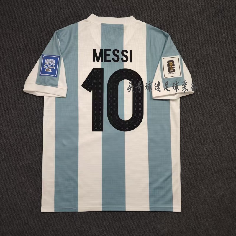 2425 Argentina World Cup Qualifier 50Th Anniversary Edition Jersey No. 10 Messi No. 9 Alvarez No. 8 Enzo