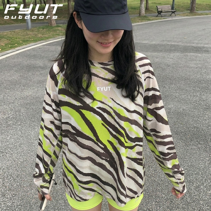 Fyut Outdoor Sports Running Tops Long-Sleeved 2026 Spring and Summer New Men's and Women's Hiking Breathable Quick-Drying Clothing