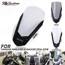 ເຫມາະສໍາລັບ Yamaha NMAX155 NMAXL125 16-18 ແວ່ນແຍງທາງຫນ້າລົດຈັກທີ່ສູງ deflector ແກ້ວ