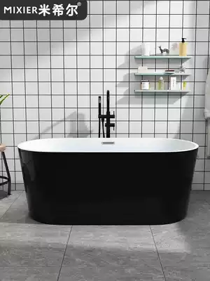 Small-sized bathtub household adult independent European double couple acrylic Net red tub 1 2-1 7 meters