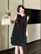 Black Sleeveless Tank Dress for Women, Summer 2025 New Style, French Elegant, High-End, Rich Lady Style, Miu Style A-Line Dress