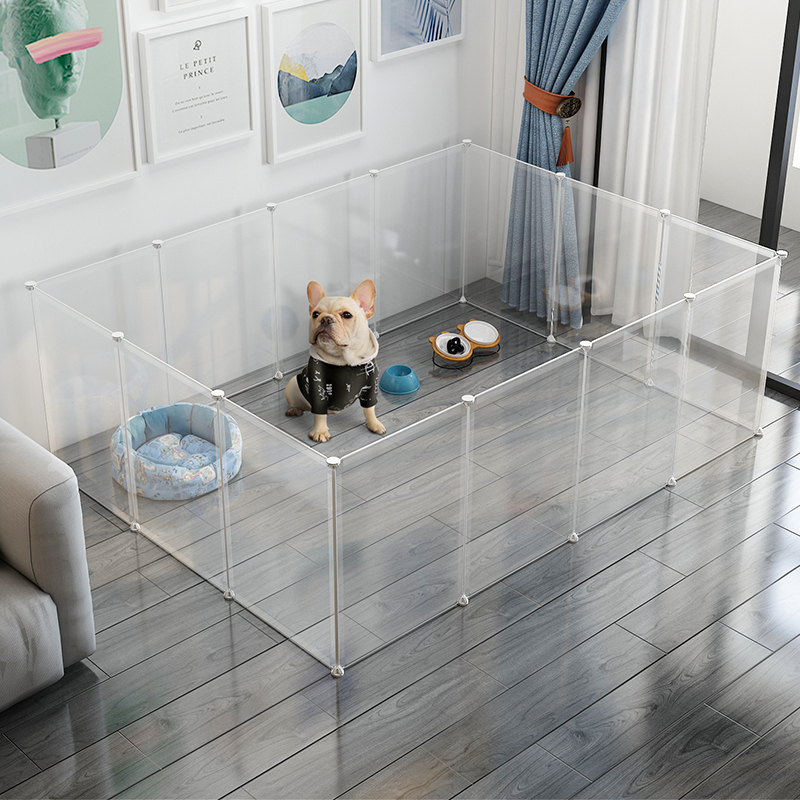 Pet Fence, Dog Cage, Indoor Dog House, Fence, Dog Enclosure, Dog and Cat Free Splicing Cage, Dog Cage, Cat Cage, Rabbit Cage