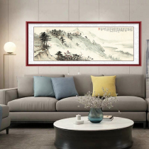 Country painting landscape painting living room office decoration hanging painting with mountain water leaning on mountain map scenery Eight square polychaehisa Zyuza