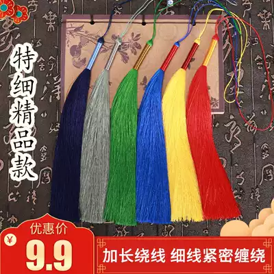 Handmade fine hanging ears Chinese style can be customized characteristic tassel filament soft and smooth craft gift decoration feel good