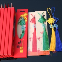 Good joy ten small jade pieces Chinese knot imitation Jade peed pendant special gift safe buckle Chinese style small hanging ornaments