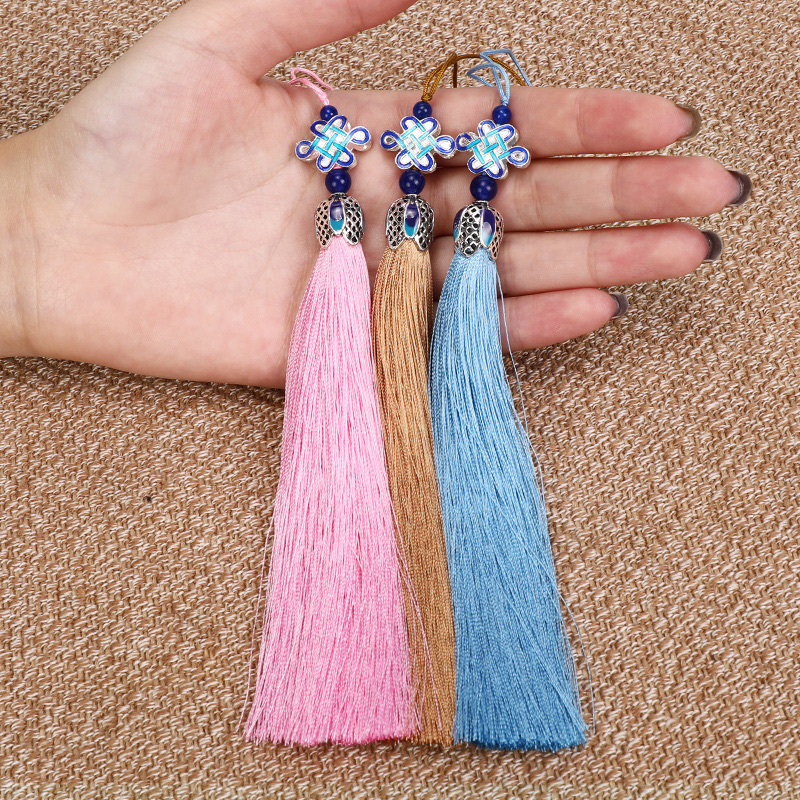 Jing Tai Blue Flow Su Pendant Ornament Accessories Qipao Classical China Wind Pendant Flow Su Brooch Needle Pressure National Wind Pendant-Taobao