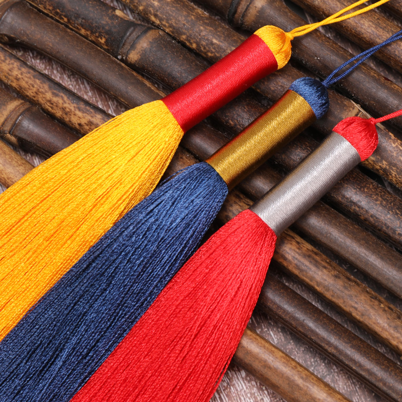 New boutique flow Su large Chinese jumbo soda decoration Guqin ear multi - colored handmade ear hanging parts