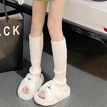 Small perfume wool sweater shoes women Winter outside wearing 2021 new fur integrated cross non-slip flat bottom thick bottom fur slippers