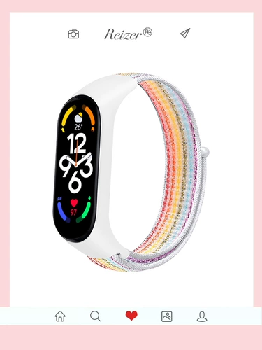 Подходит для браслета Xiaomi 8/7 браслета нейлона задних наклейка магии Xiaomi Mi браслет 8 ремешок Xiaomi браслет 07.08.0/6/5/4/3.