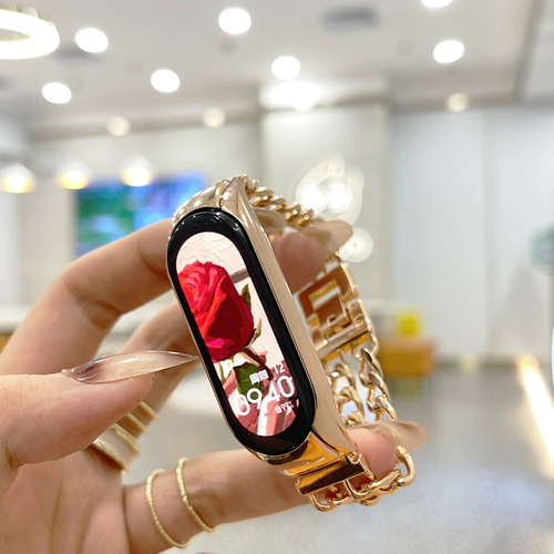 Браслет, креативный металлический брендовый универсальный сменный модный ремешок для часов, делается под заказ, тройник, в стиле Шанель